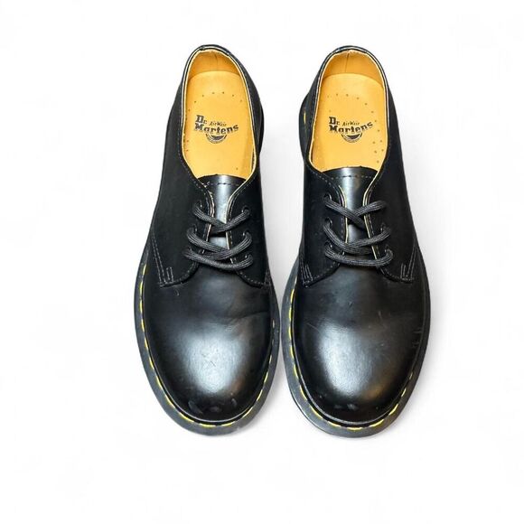 Dr. Martens 1461 Black Smooth Leather Oxford Shoes Women’s Size 7 US - Picture 1 of 8